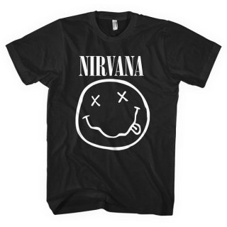 NIRVANA White Smiley, T<img class='new_mark_img2' src='https://img.shop-pro.jp/img/new/icons5.gif' style='border:none;display:inline;margin:0px;padding:0px;width:auto;' />
