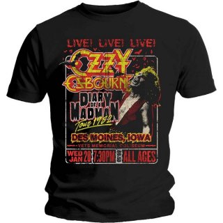 OZZY OSBOURNE Diary of a Madman Tour, Tシャツ<img class='new_mark_img2' src='https://img.shop-pro.jp/img/new/icons5.gif' style='border:none;display:inline;margin:0px;padding:0px;width:auto;' />
