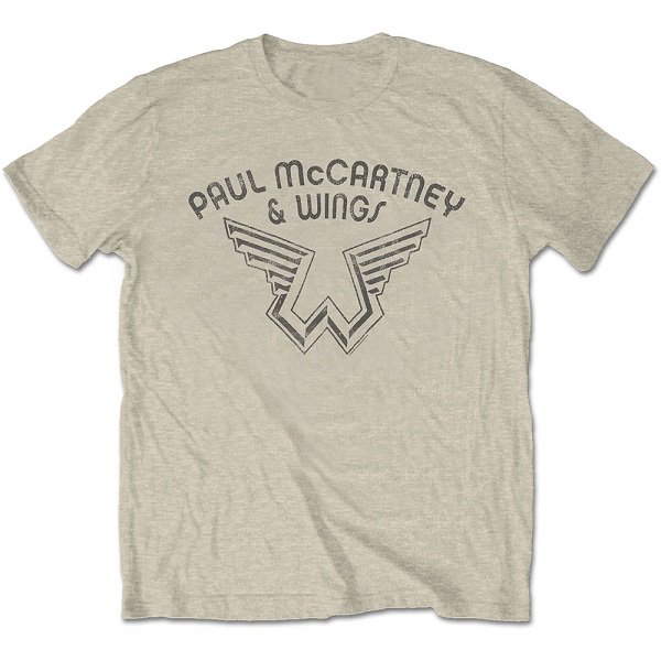 PAUL MCCARTNEY Wings Logo Nat, Tシャツ