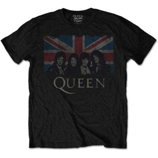 QUEEN Vintage Union Jack, Tシャツ<img class='new_mark_img2' src='https://img.shop-pro.jp/img/new/icons5.gif' style='border:none;display:inline;margin:0px;padding:0px;width:auto;' />