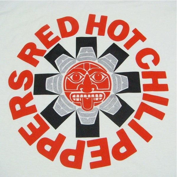 redhotchilipeppers 肩幅53身幅59袖丈18着丈74 RED HOT CHILI PEPPERS Aztec, Tシャツ - バンドTシャツ専門店T