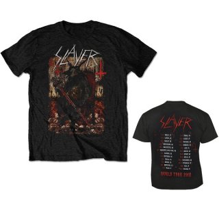 SLAYER Hellthrone European Tour 2018, Tシャツ<img class='new_mark_img2' src='https://img.shop-pro.jp/img/new/icons5.gif' style='border:none;display:inline;margin:0px;padding:0px;width:auto;' />