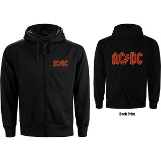 AC/DC Logo, Zip-Upパーカー