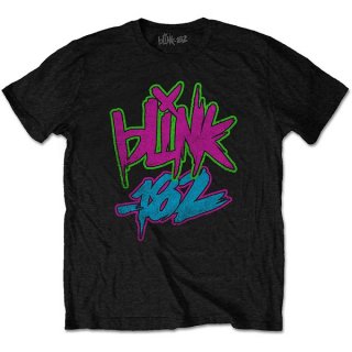BLINK-182 Neon Logo Blk, T