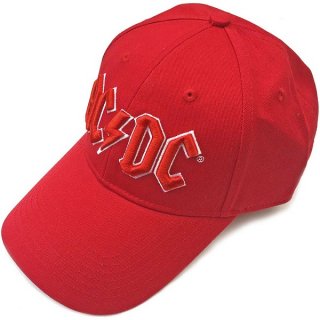 AC/DC Red Logo Red, キャップ