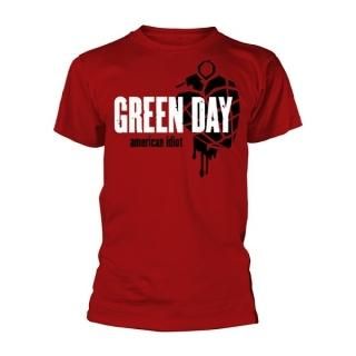 GREEN DAY American Idiot Heart Grenade Red, T