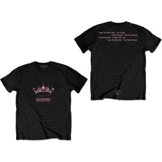 BLACKPINK The Album - Crown Blk BP, Tシャツ