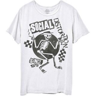 SOCIAL DISTORTION Speakeasy Checkerboard Wht, T