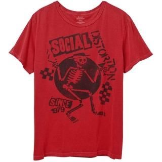 SOCIAL DISTORTION Speakeasy Checkerboard Red, T