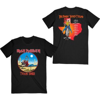 IRON MAIDEN The Beast Tames Texas Back Print, T