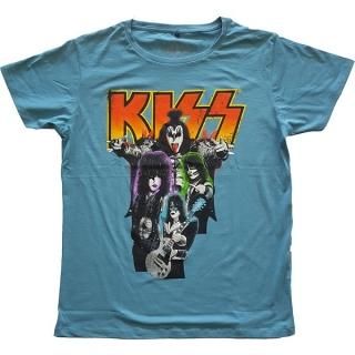 KISS Neon Band Blue, T