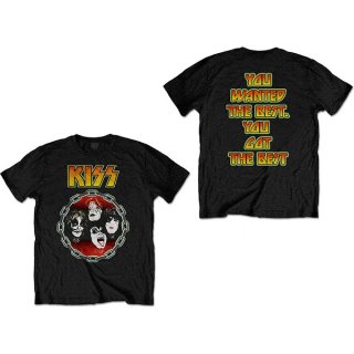 KISS You Wanted The Best Back Print, Tシャツ