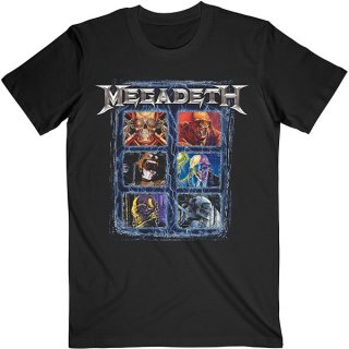 MEGADETH Vic Head Grid, Tシャツ