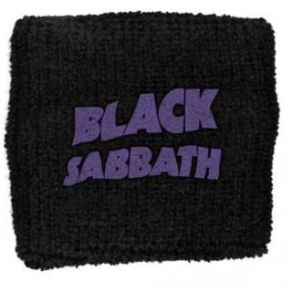 BLACK SABBATH Purple Wavy Logo, リストバンド
