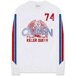 QUEEN Killer Queen '74 Stripes, ロングTシャツ