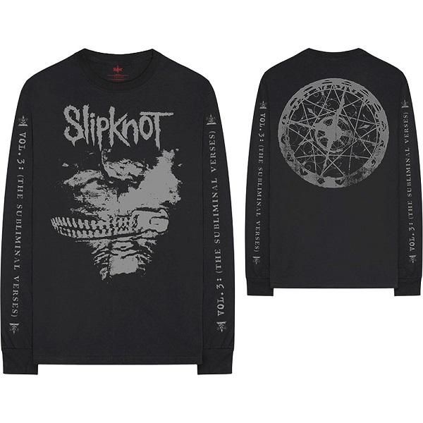 SLIPKNOT Subliminal Verses, ロングTシャツ - バンドTシャツ SLIPKNOT Subliminal Verses, ロングTシャツ - バンドTシャツ