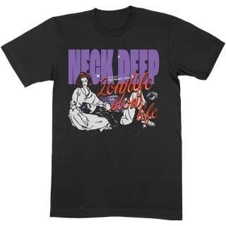 ネックデープ Tシャツ NECK DEEP XXL Neck Deep band pop punk black T-shirt UNISEX All sizes S to