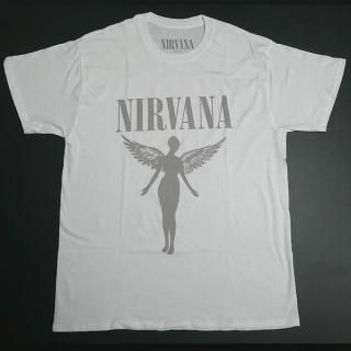 NIRVANA In Utero Tour Wht, T