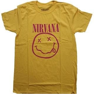 NIRVANA Pink Smiley, T