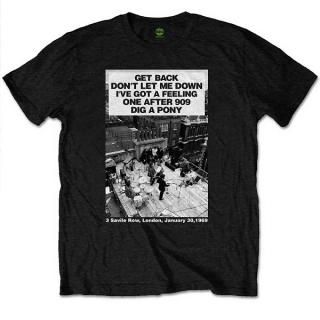 THE BEATLES Rooftop Songs Blk, T