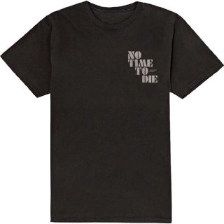 JAMES BOND 007 No Time To Die & Logo Blk, Tシャツ