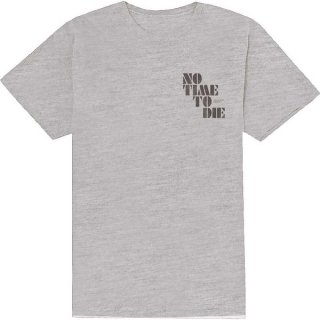 JAMES BOND 007 No Time To Die & Logo Grey, T