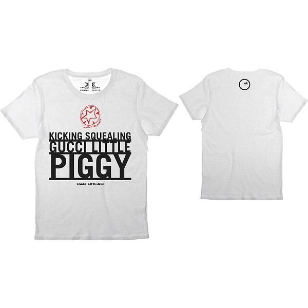 若者の大愛商品 Gucci RADIOHEAD Piggy バンドTシャツ専門店T - Tシャツ Wht, ミュージシャン