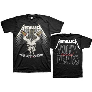 METALLICA 40th Anniversary Forty Years, Tシャツ