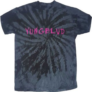 YUNGBLUD Scratch Logo Dip-Dye, Tシャツ