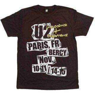 U2 I+E Paris Event 2015 Brown, Tシャツ