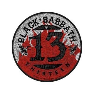 BLACK SABBATH 13 Flames Circular, パッチ