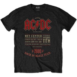 AC/DC Minnesota '80, Tシャツ