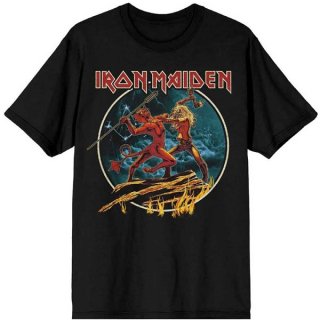 IRON MAIDEN Number Of The Beast Run To The Hills Circular, Tシャツ