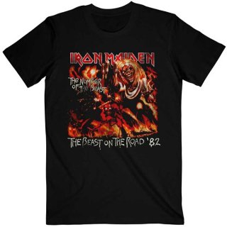 IRON MAIDEN Number Of The Beast The Beast On The Road Vintage, Tシャツ