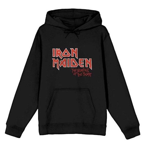 IRON MAIDEN Number Of The Beast Vintage Logo Faded Edge