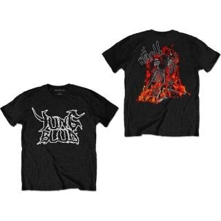 YUNGBLUD Weird Flaming Skeletons, Tシャツ