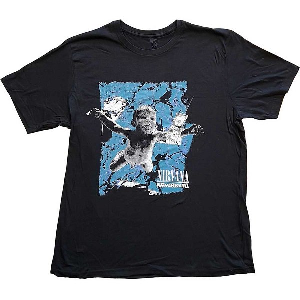 NIRVANA Nevermind Cracked, Tシャツ - バンドTシャツ専門店T-oxic