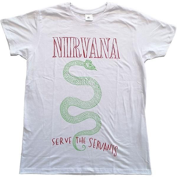 美品NIRVANA TシャツSERVE THE SERVANTS Mサイズ レア NIRVANA Serve The Servants, Tシャツ - バンドTシャツ専門店T