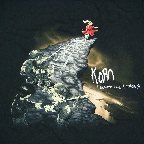 KORN Follow The Leader, Tシャツ - バンドTシャツ専門店T-oxic