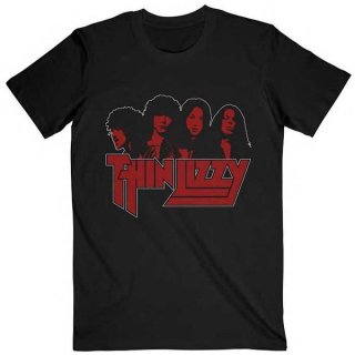 THIN LIZZY Band Photo Logo, Tシャツ
