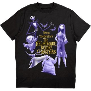 THE NIGHTMARE BEFORE CHRISTMAS Purple Characters, Tシャツ
