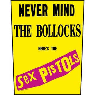 THE SEX PISTOLS Never Mind The Bollocks Yellow, バックパッチ