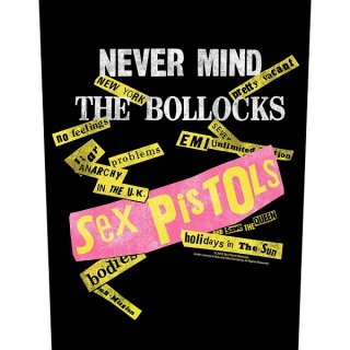 THE SEX PISTOLS Never Mind The Bollocks Album Tracks Black, バックパッチ