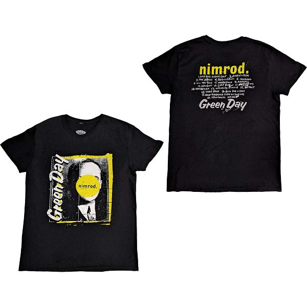 GREEN DAY Nimrod Tracklist, Tシャツ - バンドTシャツ専門店T-oxic