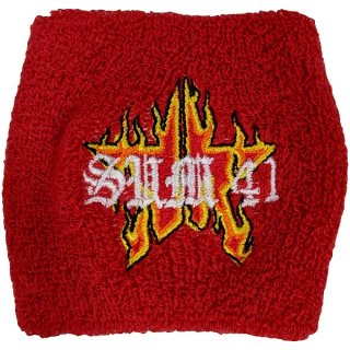 SUM 41 Flaming Star Red, リストバンド