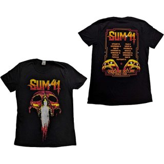 SUM 41 Order In Decline Tour 2020 Candle Skull, Tシャツ