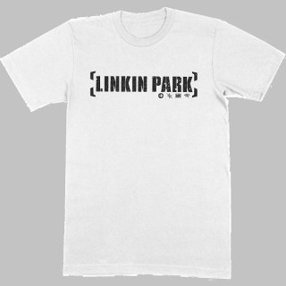LINKIN PARK Bracket Logo Wht, Tシャツ