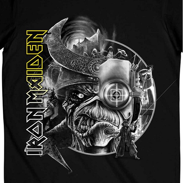 IRON MAIDEN The Future Past Tour '23 Greyscale, Tシャツ - バンドT