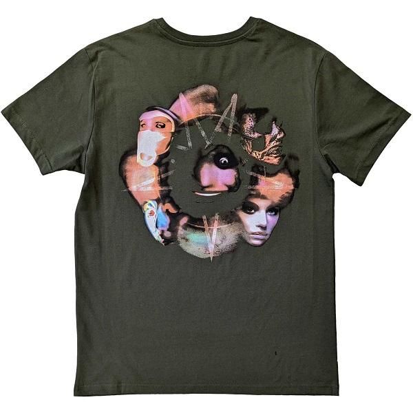 ☆関税/送料込み☆【SlipKnot】 アデロールThe Listener Tシャツ SLIPKNOT バンドTシャツ ユニセックス : ADDERALL FACE (BACK