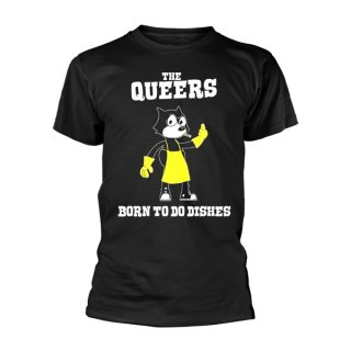THE QUEERS Born To Do The Dishes Blk, Tシャツ